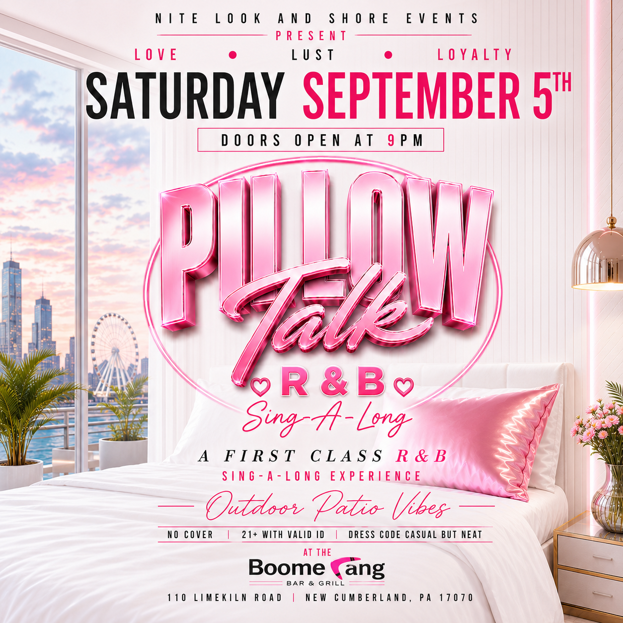 Pillow Talk R&B Party - Boomerang