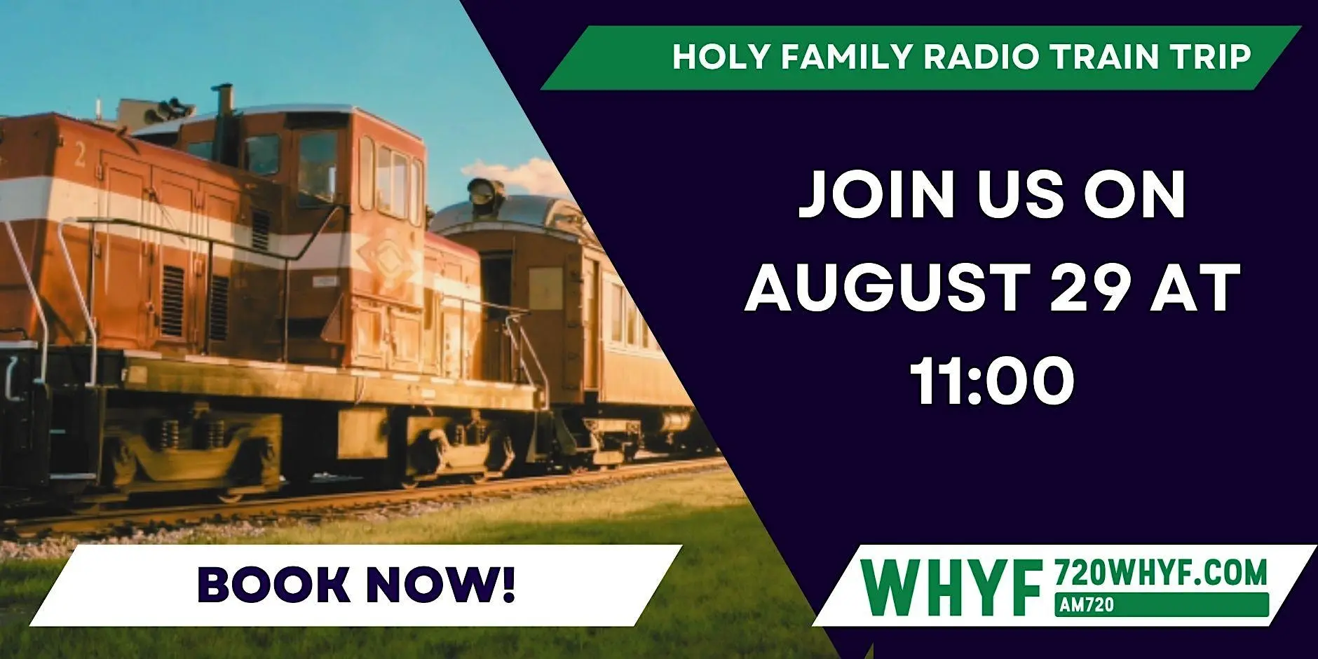 Ride the Middletown and Hummelstown Railroad Train with WHYF Radio